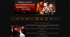 Desktop Screenshot of animation-dj-mariage.fr